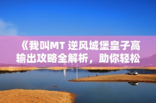 《我叫MT 逆風(fēng)城堡皇子高輸出攻略全解析，助你輕松戰(zhàn)勝敵人》