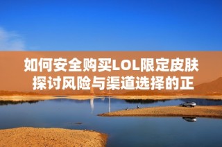 如何安全購(gòu)買(mǎi)LOL限定皮膚 探討風(fēng)險(xiǎn)與渠道選擇的正確方法
