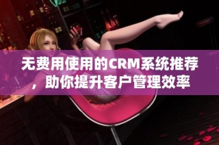 無費用使用的CRM系統(tǒng)推薦，助你提升客戶管理效率