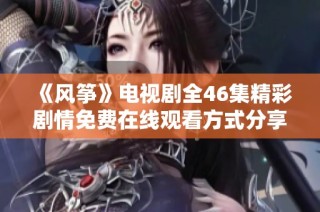 《風(fēng)箏》電視劇全46集精彩劇情免費(fèi)在線觀看方式分享
