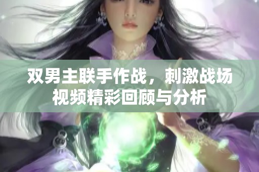 雙男主聯(lián)手作戰(zhàn)，刺激戰(zhàn)場視頻精彩回顧與分析