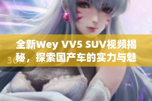 全新Wey VV5 SUV視頻揭秘，探索國(guó)產(chǎn)車的實(shí)力與魅力