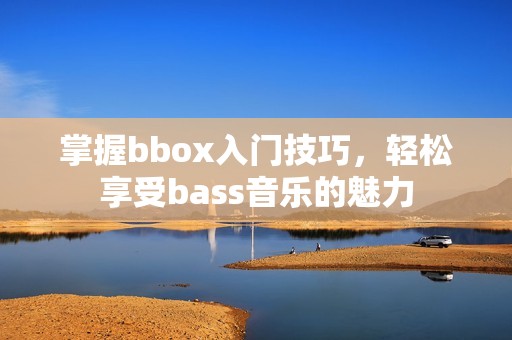 掌握bbox入門技巧，輕松享受bass音樂的魅力