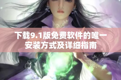下載9.1版免費(fèi)軟件的唯一安裝方式及詳細(xì)指南