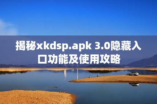 揭秘xkdsp.apk 3.0隱藏入口功能及使用攻略