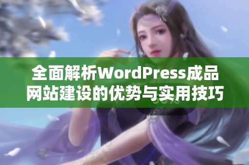 全面解析WordPress成品網(wǎng)站建設(shè)的優(yōu)勢(shì)與實(shí)用技巧