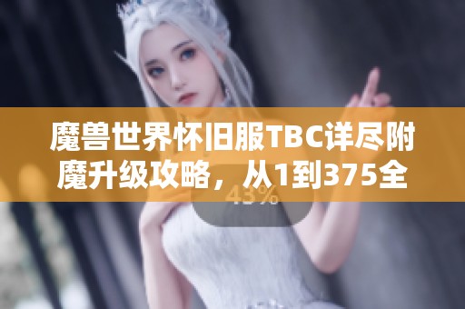 魔獸世界懷舊服TBC詳盡附魔升級(jí)攻略，從1到375全解析