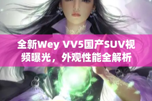 全新Wey VV5國(guó)產(chǎn)SUV視頻曝光，外觀性能全解析