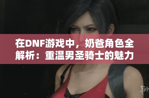 在DNF游戲中，奶爸角色全解析：重溫男圣騎士的魅力與技能