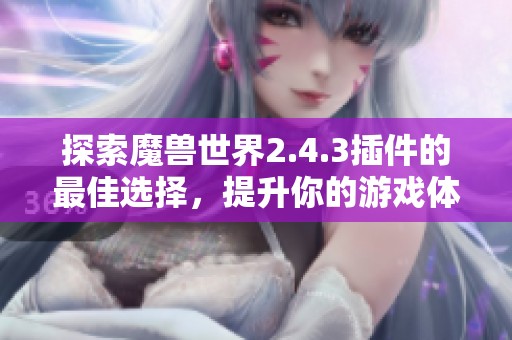 探索魔獸世界2.4.3插件的最佳選擇，提升你的游戲體驗
