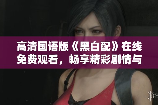 高清國語版《黑白配》在線免費觀看，暢享精彩劇情與對白