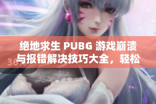 絕地求生 PUBG 游戲崩潰與報(bào)錯(cuò)解決技巧大全，輕松應(yīng)對(duì)問(wèn)題