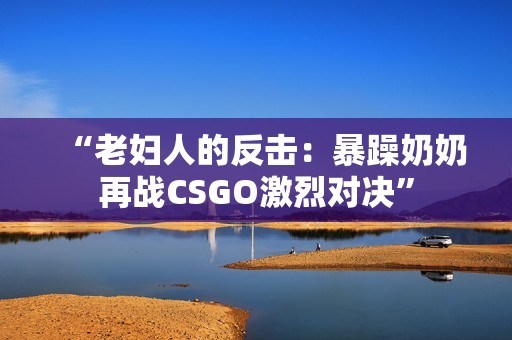 “老婦人的反擊：暴躁奶奶再戰(zhàn)CSGO激烈對(duì)決”