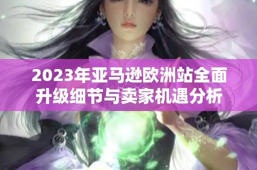 2023年亞馬遜歐洲站全面升級細(xì)節(jié)與賣家機(jī)遇分析