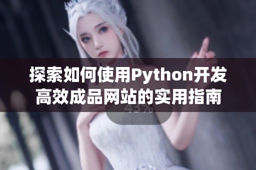 探索如何使用Python開發(fā)高效成品網(wǎng)站的實用指南