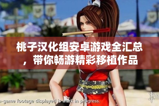 桃子漢化組安卓游戲全匯總，帶你暢游精彩移植作品