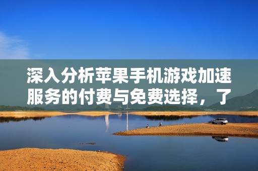 深入分析蘋果手機游戲加速服務的付費與免費選擇，了解各類工具的特點