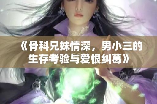 《骨科兄妹情深，男小三的生存考驗與愛恨糾葛》