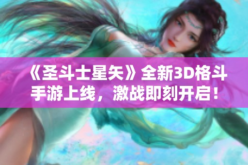 《圣斗士星矢》全新3D格斗手游上線，激戰(zhàn)即刻開(kāi)啟！