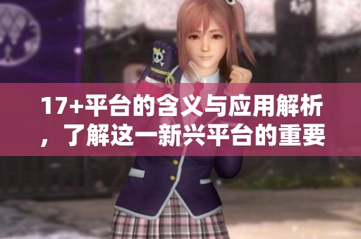 17+平臺的含義與應(yīng)用解析，了解這一新興平臺的重要性與功能